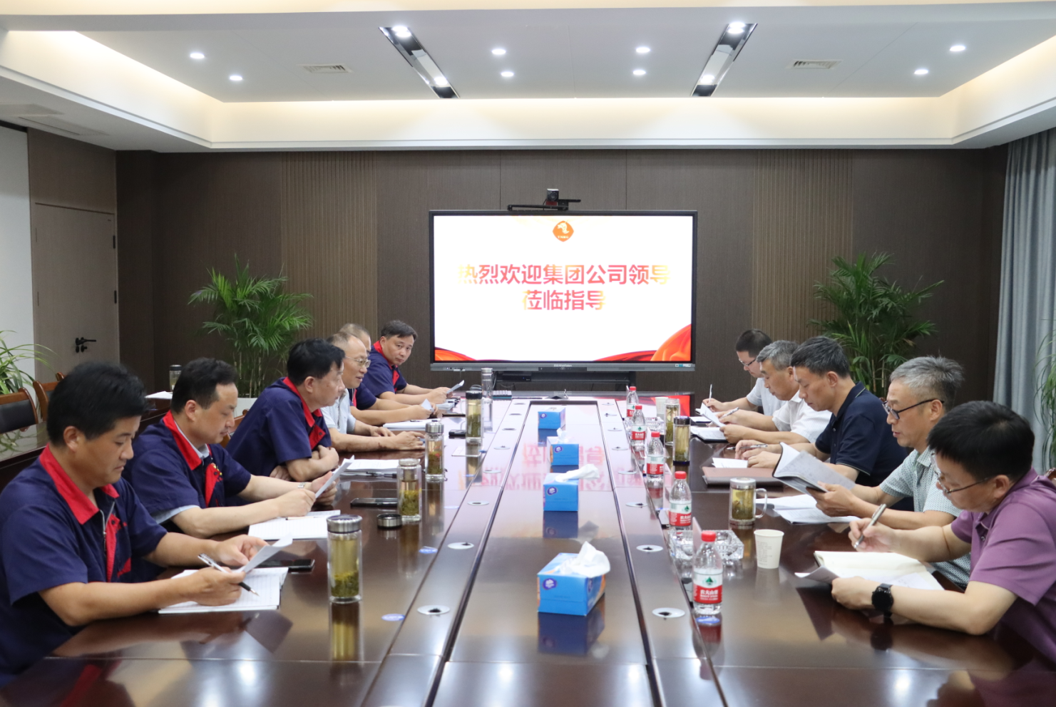 集團公司總經(jīng)理丁士啟到公司調研 集團公司總經(jīng)理丁士啟到公司調研