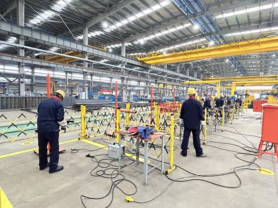 公司舉辦電焊工、電工技術(shù)比武